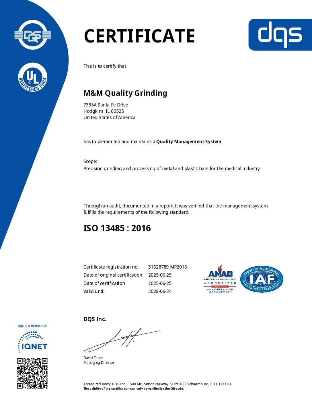 ISO13485-2016